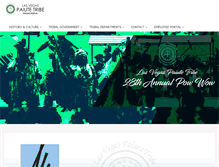 Tablet Screenshot of lvpaiutetribe.com